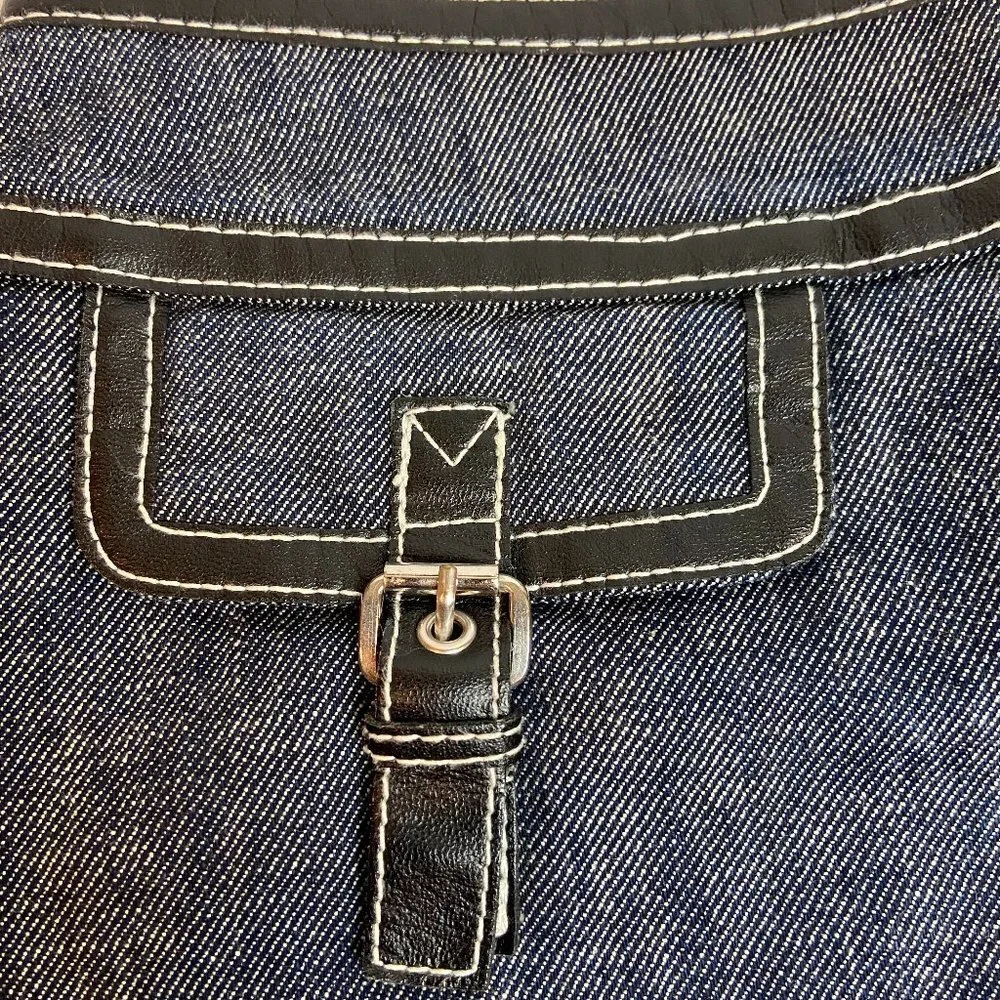 MICHAEL Michael Kors denim mini skirt, buckle